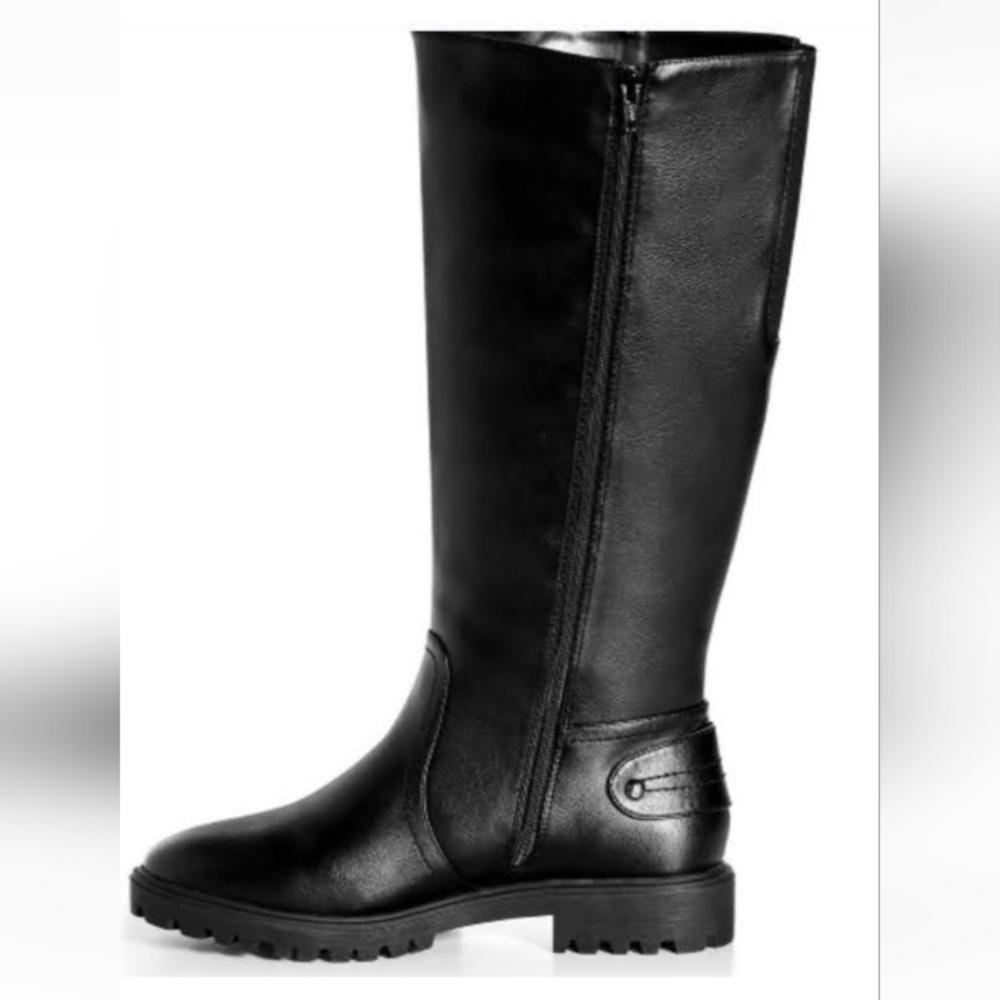Women's Wide Fit Bailey Tall Boots Black    Size 6    NWT - Picture 2 of 15